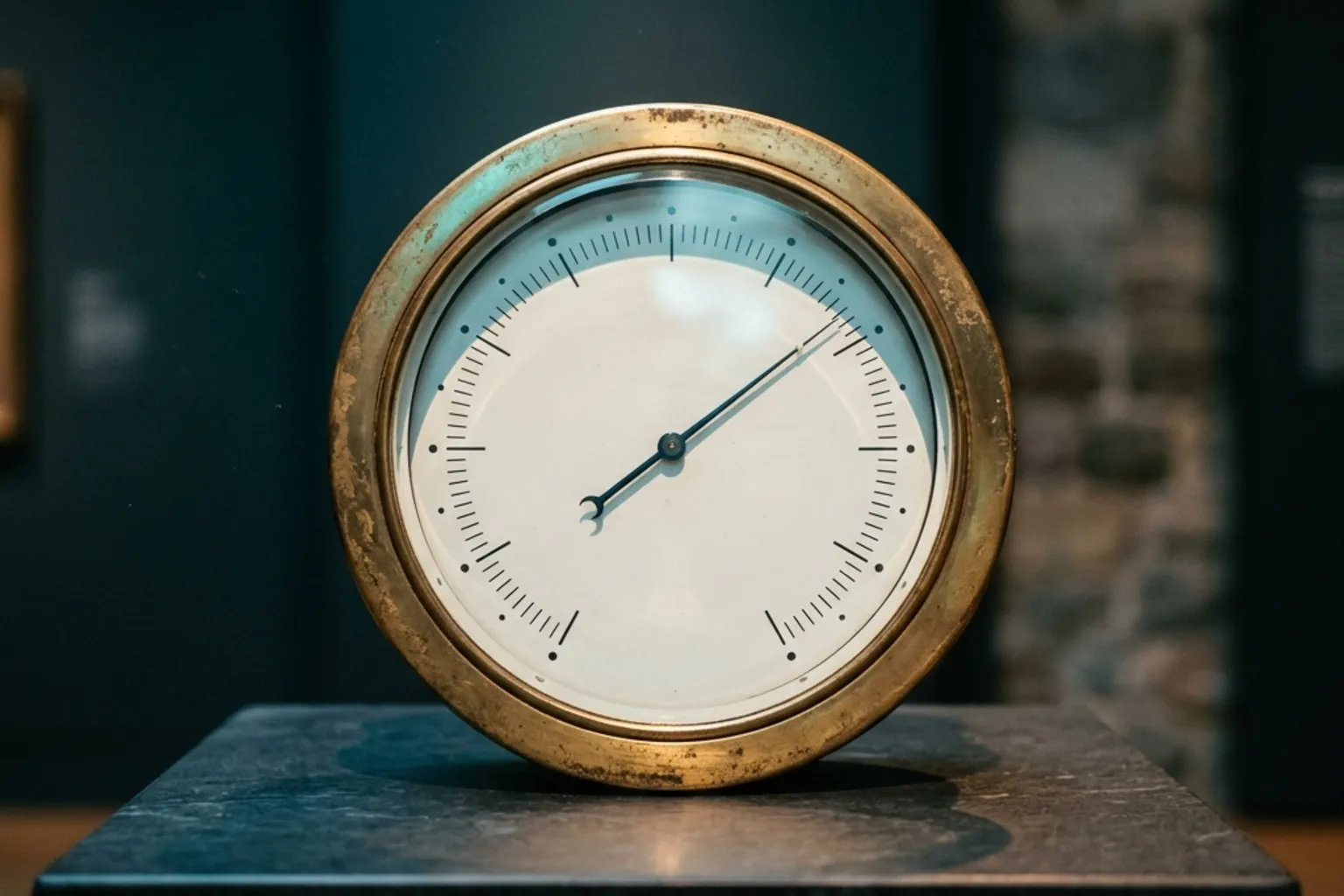 A target with a marker offset from the bullseye — Calibrator